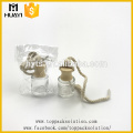 8ml cylinder shape clear empty car perfume bottle